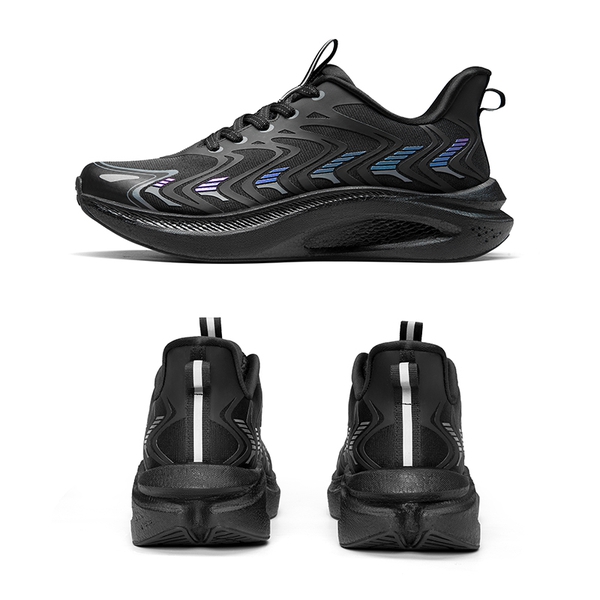 [FlyLife] Men's Lightweight Running Sneakers - ALL BLACK - 2